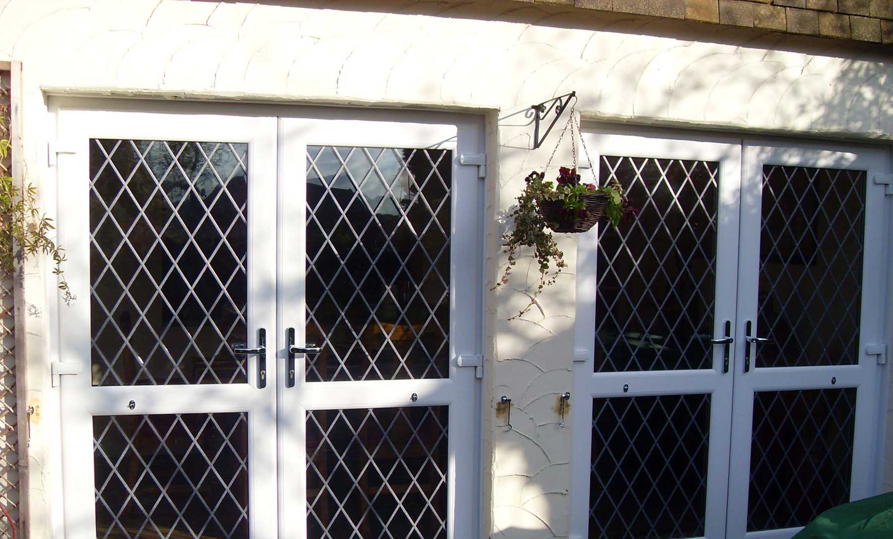 white double french doors