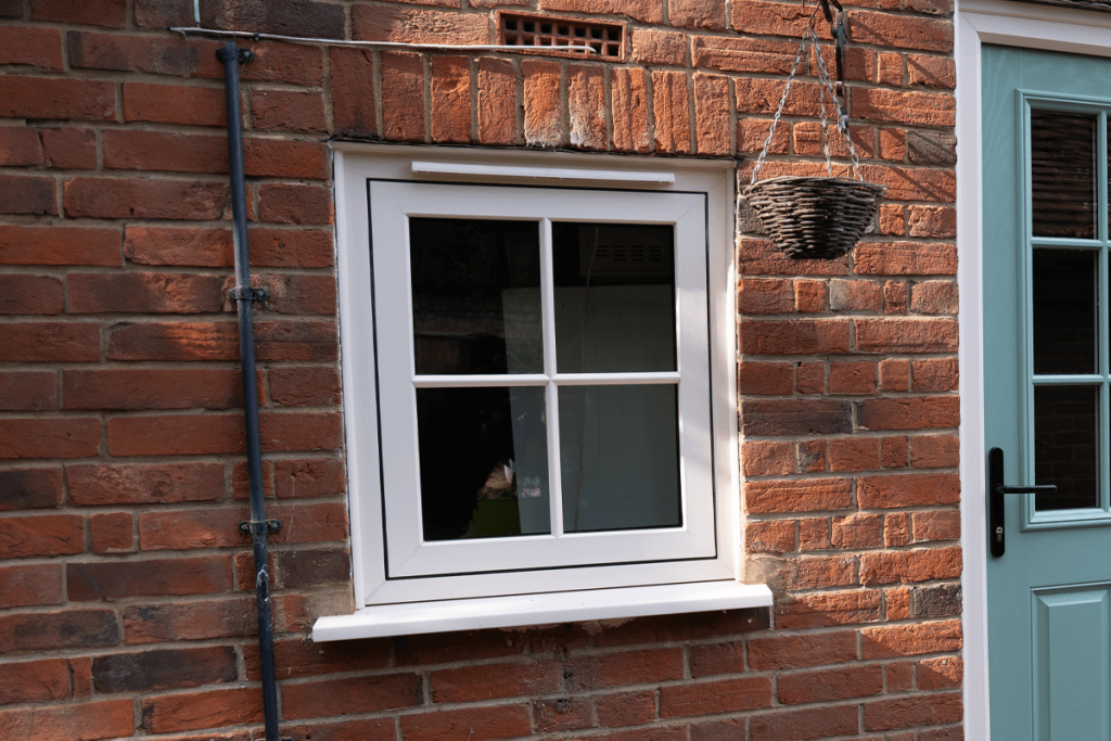 small flush sash window