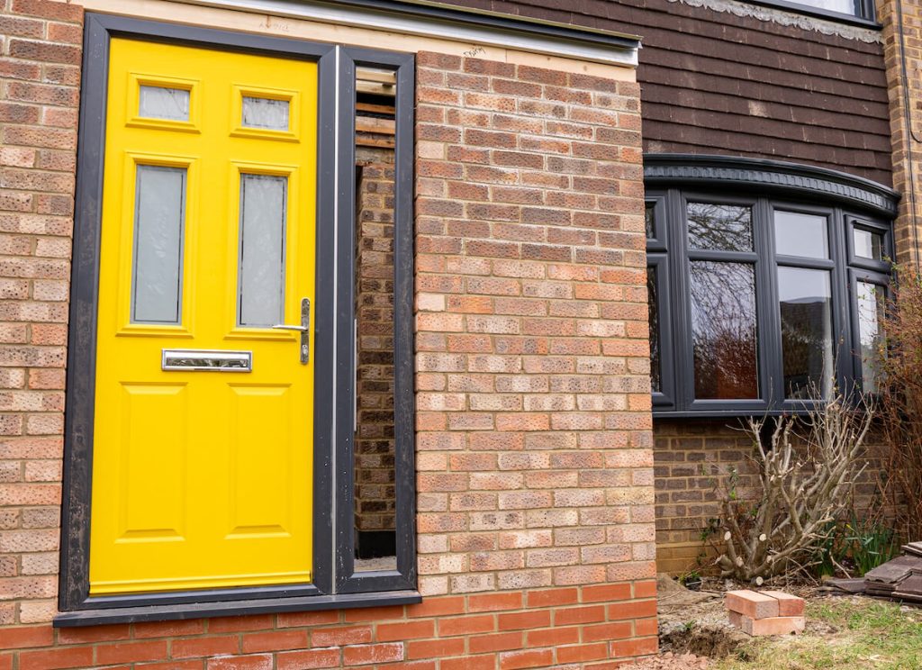 yellow composite door